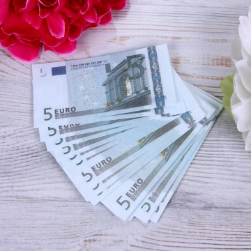 Свадебные пачки евро - 5 евро