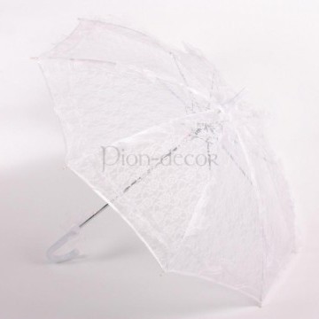 Кружевной зонтик для невесты