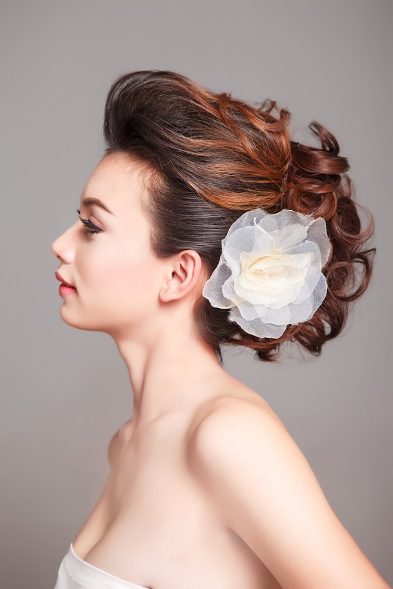 Свадебные украшения для волос невесты - цветок