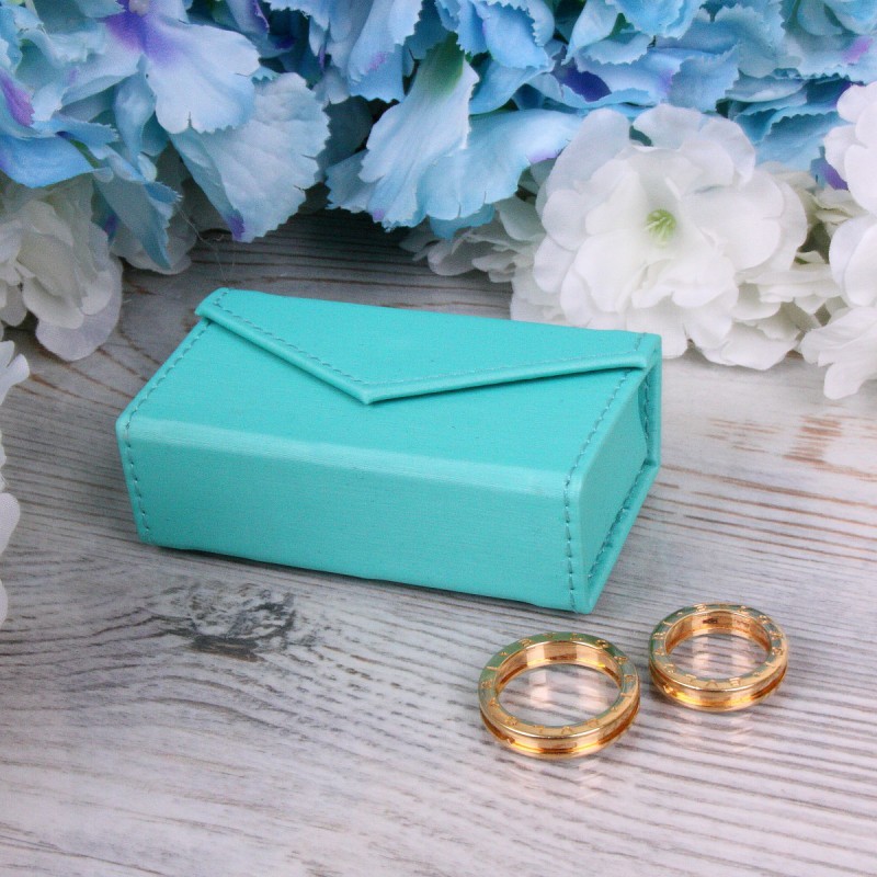 Магнитная коробочка-конвертик для колец "Tiffany"