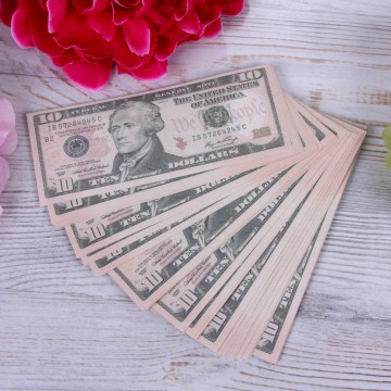 Пачки денег для свадьбы - 10 долларов