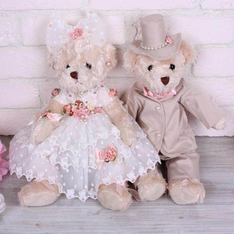 Свадебные медвежата - мишки