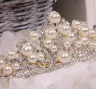 Свадебная диадема с жемчугом - коллекция 2016