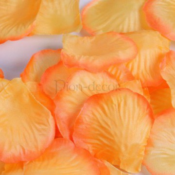 Оранжевые лепестки роз (300 шт.)