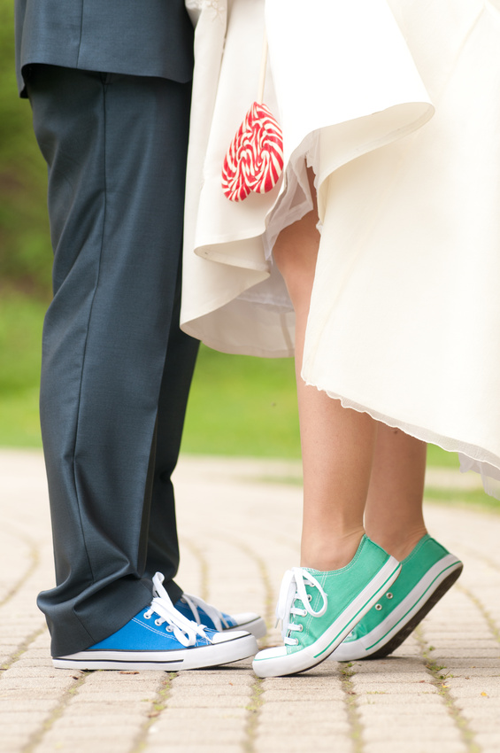 Кеды -  свадебная обувь для самых креативных